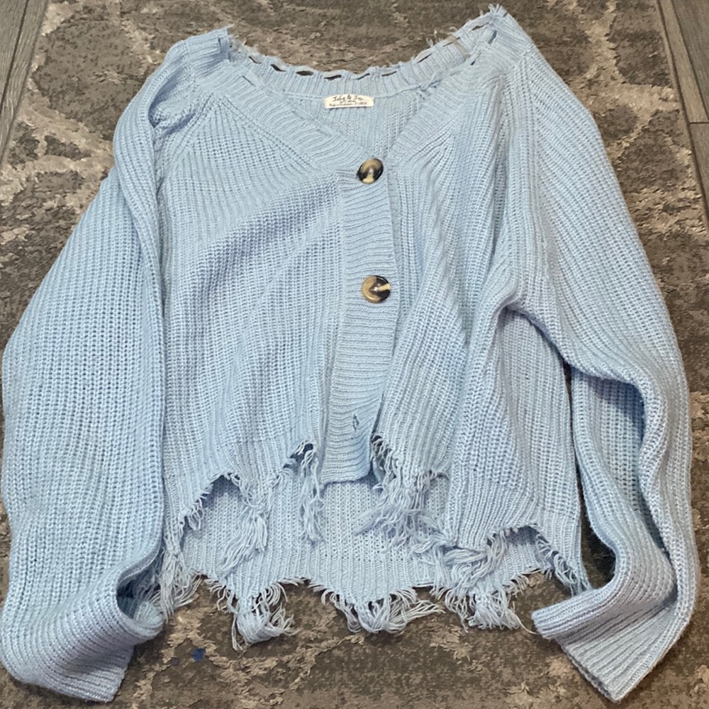 Blue Cardigan